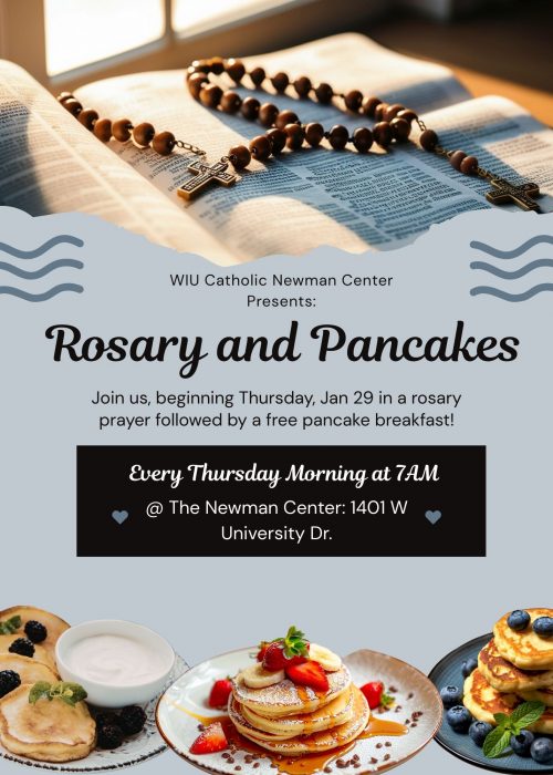 Rosary and Pancakes 2026 Flyer