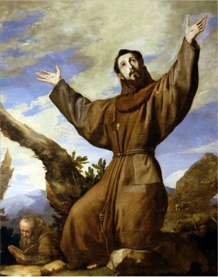 painting of Saint Francis of Assisi